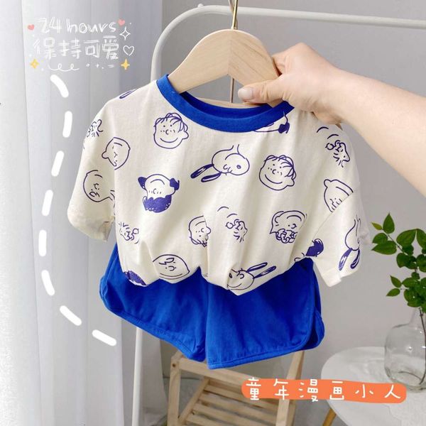 graffiti style ~ boys and girls summer short sleeve suit cotton breathable children's two piece set, White
graffiti style ~ boys and girls summer short sleeve suit cotton breathable children's two piece set, White