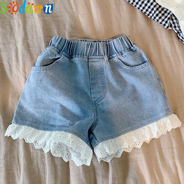 jeans sodawn 2021 summer denim girls shorts children clothing for kids clothes lace, Blue
jeans sodawn 2021 summer denim girls shorts children clothing for kids clothes lace, Blue