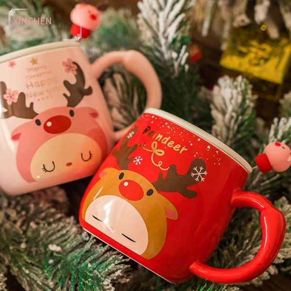 mugs creative personality elk christmas gift coffee cup with lid spoon office mug breakfast
mugs creative personality elk christmas gift coffee cup with lid spoon office mug breakfast