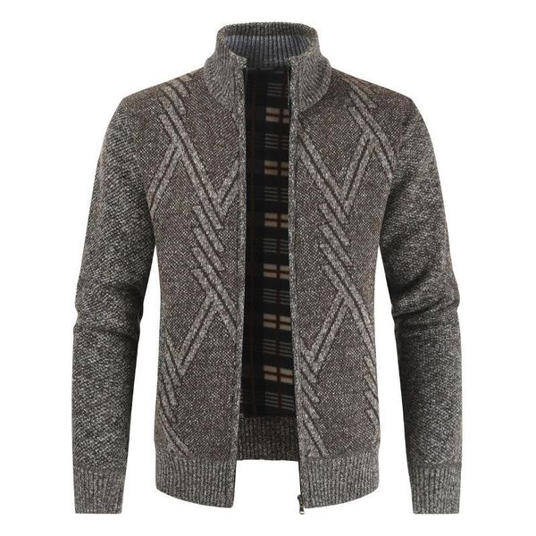 men's sweaters aiopeson 2021 autumn winter mens sweater casual stand collar thick cardigan men fashion warm coats, White;black
men's sweaters aiopeson 2021 autumn winter mens sweater casual stand collar thick cardigan men fashion warm coats, White;black