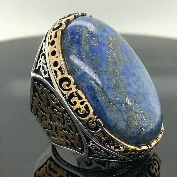 cluster rings lapis lazuli men silver ring , big gemstone turkish handmade ottoman jewelry 925k sterling, Golden;silver
cluster rings lapis lazuli men silver ring , big gemstone turkish handmade ottoman jewelry 925k sterling, Golden;silver