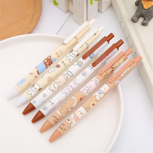 gel pens arrival 0.5mm 6pcs/lot kawaii cartoons cow bear black ink pen signature gift office stationery
gel pens arrival 0.5mm 6pcs/lot kawaii cartoons cow bear black ink pen signature gift office stationery