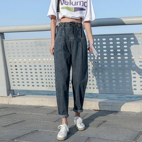 women's jeans guuzyuviz bud elastic waist mom loose plus size denim harem pants high vintage casual pantalones vaqueros mujer, Blue
women's jeans guuzyuviz bud elastic waist mom loose plus size denim harem pants high vintage casual pantalones vaqueros mujer, Blue