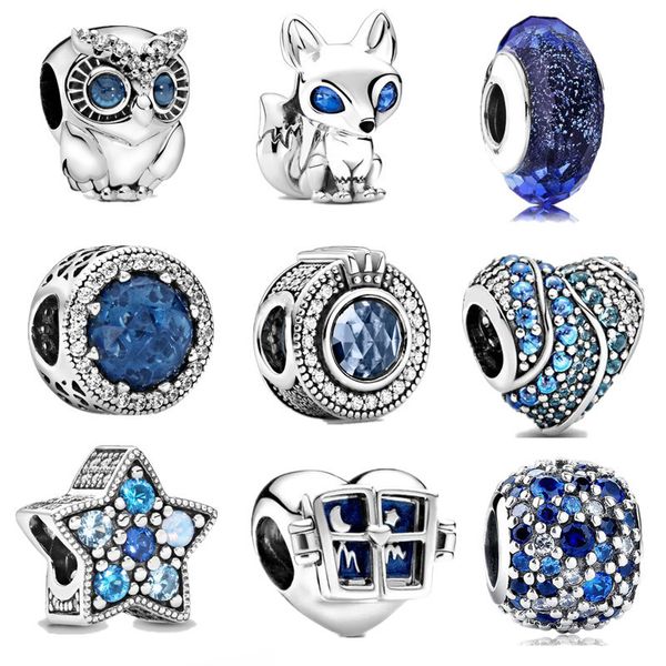 925 silver shiny sky ocean blue fox owl bead adapting pandora charms silver 925 beads bracelets for women diy fashion jewelry, Bronze;silver
925 silver shiny sky ocean blue fox owl bead adapting pandora charms silver 925 beads bracelets for women diy fashion jewelry, Bronze;silver