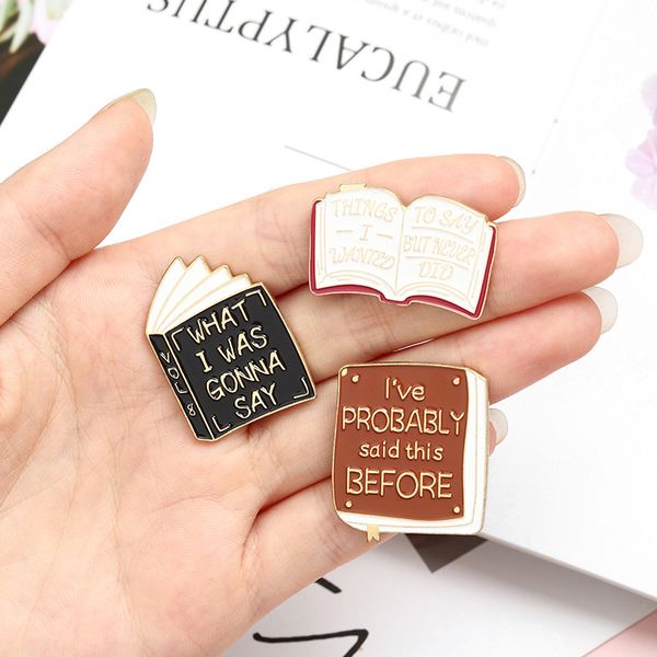 student cartoon book brooches alloy enamel cowboy collar pins books letter design for clothes backpack badge ornaments accessories wholesale, Gray
student cartoon book brooches alloy enamel cowboy collar pins books letter design for clothes backpack badge ornaments accessories wholesale, Gray