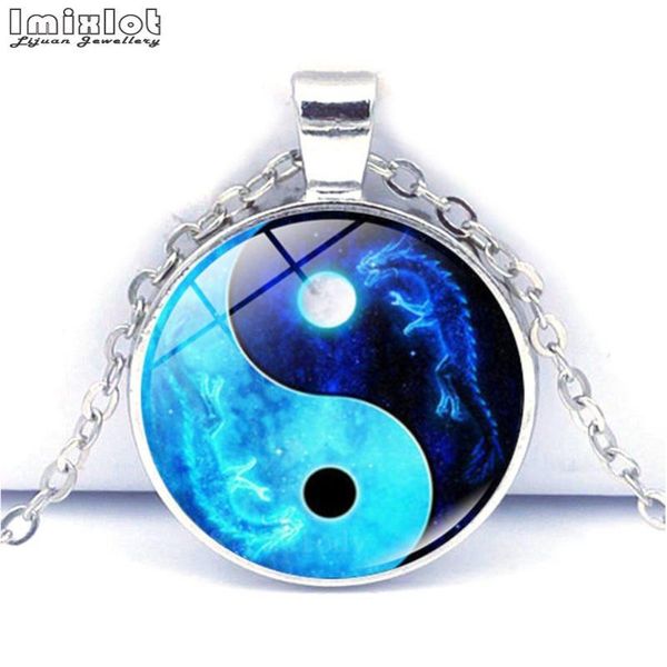 pendant necklaces yin yang necklace tai chi pattern glass cabochon fashion jewelry gifts for friends unisex, Silver
pendant necklaces yin yang necklace tai chi pattern glass cabochon fashion jewelry gifts for friends unisex, Silver