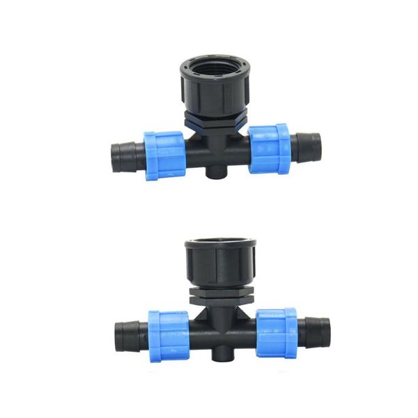watering equipments female 1/2 3/4 to 16mm drip tape tee water splitter 2 way irrigation connector for greenhouse 2pcs
watering equipments female 1/2 3/4 to 16mm drip tape tee water splitter 2 way irrigation connector for greenhouse 2pcs