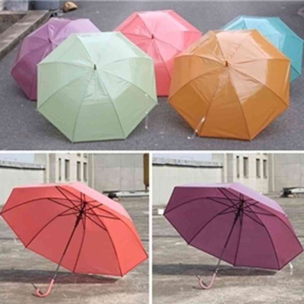 new makaron color transparent umbrella super large straight long handle automatic umbrellas windproof men rain elegantly business umbrella g, Red;brown
new makaron color transparent umbrella super large straight long handle automatic umbrellas windproof men rain elegantly business umbrella g, Red;brown