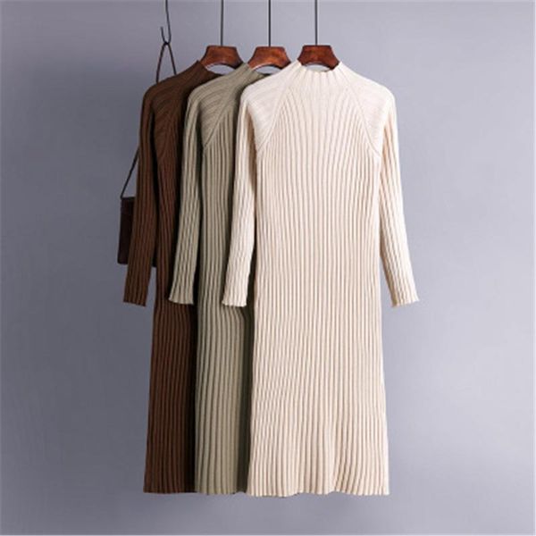 women's sweaters fashion turtleneck thick knit autumn winter sweater dress women pulover long straight dresses warm bodycon vestidos 20, White;black
women's sweaters fashion turtleneck thick knit autumn winter sweater dress women pulover long straight dresses warm bodycon vestidos 20, White;black