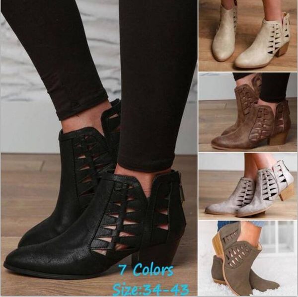 boots sapato feminino women ankle chunky high heels pumps shoes woman gladiator chaussure vintage cut out sandals booties ta1112, Black
boots sapato feminino women ankle chunky high heels pumps shoes woman gladiator chaussure vintage cut out sandals booties ta1112, Black
