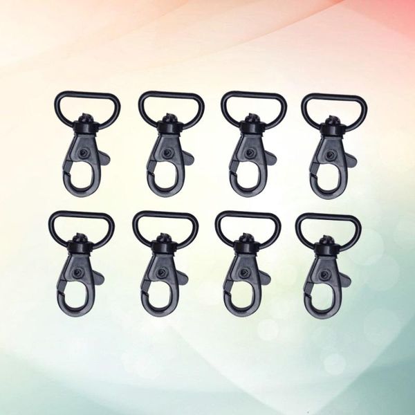8pcs keychain hooks with swivel d-rings heavy duty snap lobster claw clasp for lanyard (black) fishing accessories
8pcs keychain hooks with swivel d-rings heavy duty snap lobster claw clasp for lanyard (black) fishing accessories