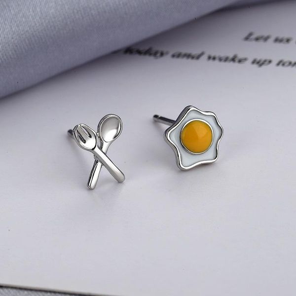 stud trendy egg earrings for women fashion jewelry spoon fork simple personality funny cute wholesale, Golden;silver
stud trendy egg earrings for women fashion jewelry spoon fork simple personality funny cute wholesale, Golden;silver