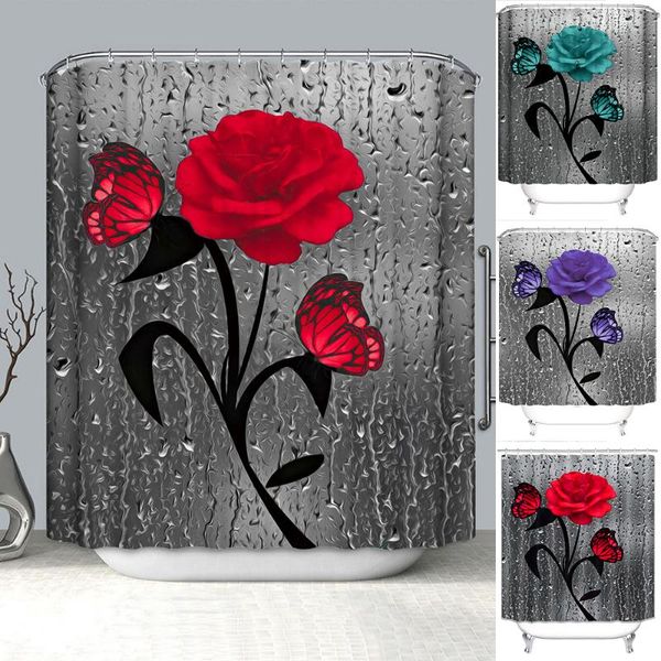 shower curtains window toilet bathroom long curtain bedroom floral print waterproof decors set 
shower curtains window toilet bathroom long curtain bedroom floral print waterproof decors set