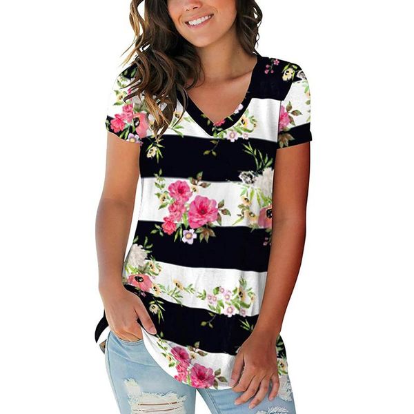 f# women's basic v neck short sleeve floral t shirts summer casual oversized harajuku t-shirt elegant harry styles shirt, White
f# women's basic v neck short sleeve floral t shirts summer casual oversized harajuku t-shirt elegant harry styles shirt, White