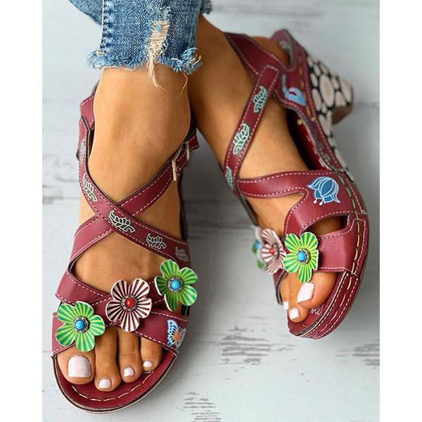 sandals women summer fashion casual strap buckle floral print mid heel sewing ethnic retro ladies shoes 2021, Black
sandals women summer fashion casual strap buckle floral print mid heel sewing ethnic retro ladies shoes 2021, Black