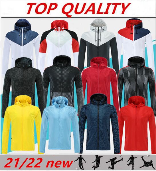 2021 2022 waterproof long zipper hooded tracksuits jackets camisola de futebol windbreaker football jacket sportswear breathable, Black
2021 2022 waterproof long zipper hooded tracksuits jackets camisola de futebol windbreaker football jacket sportswear breathable, Black