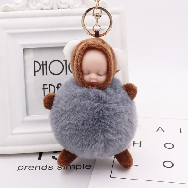 keychains 1pcs cute fluffy sleeping baby keychain pompom fur ball key chain car keyring women holder bag pendant charm jewelery, Silver
keychains 1pcs cute fluffy sleeping baby keychain pompom fur ball key chain car keyring women holder bag pendant charm jewelery, Silver