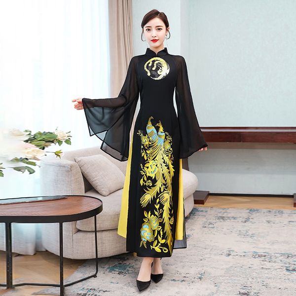 vietnam traditional dress chinese style aodai cheongsam qipao china oriental dress vietnam clothing long ao dai dress 11518, Red
vietnam traditional dress chinese style aodai cheongsam qipao china oriental dress vietnam clothing long ao dai dress 11518, Red