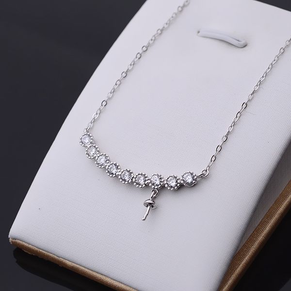 s925 silver pendant female necklace simple versatile pendant pearl set chain diy jewelry accessories holder 275
s925 silver pendant female necklace simple versatile pendant pearl set chain diy jewelry accessories holder 275
