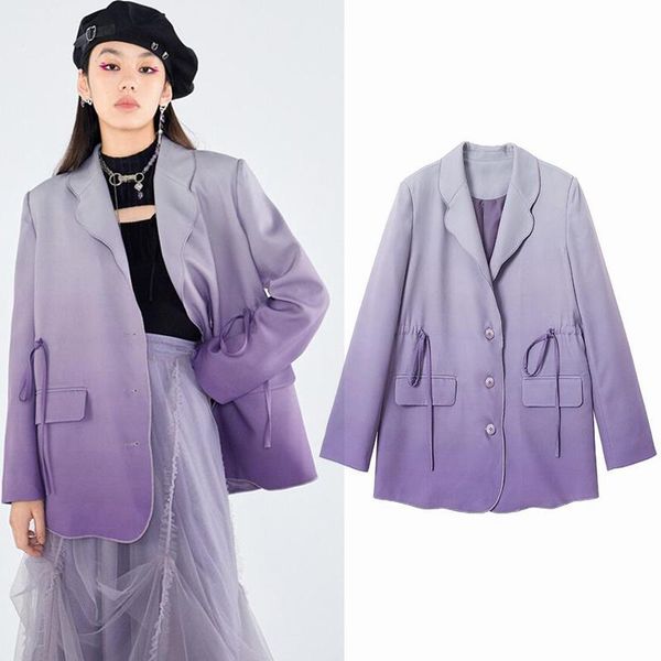 women's suits & blazers runway design lady coat jacket chic collar autumn loose women casual woman clothes sl578, White;black
women's suits & blazers runway design lady coat jacket chic collar autumn loose women casual woman clothes sl578, White;black