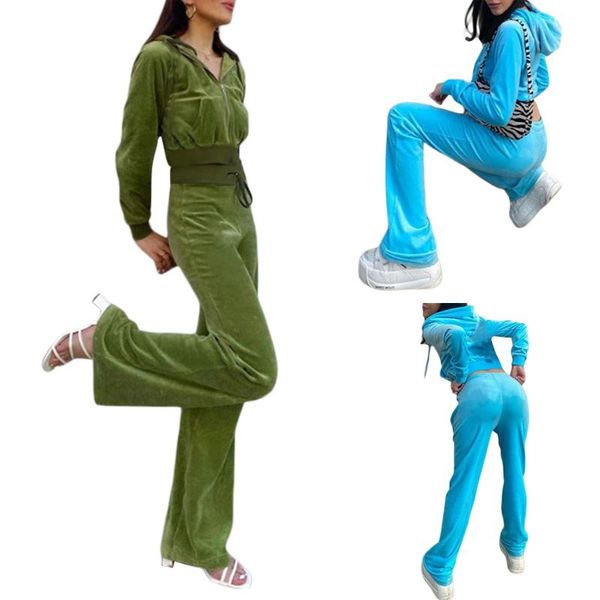 women's two piece pants autumn women velvet two-piece zipper clothes set solid color hooded crop and elastic waist blue/ green, White
women's two piece pants autumn women velvet two-piece zipper clothes set solid color hooded crop and elastic waist blue/ green, White
