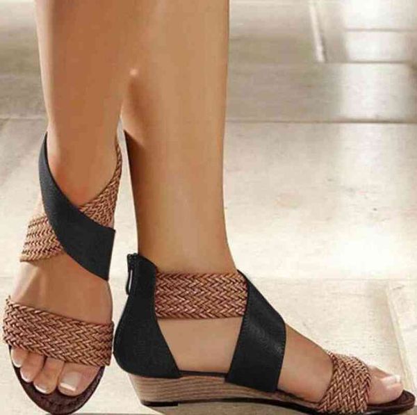 sandals spring-heeled sandals with zipper, casual leather sandals, fish mouths, canvas, braided, in wedge, casual, beach, roman shoes xcf2, Black
sandals spring-heeled sandals with zipper, casual leather sandals, fish mouths, canvas, braided, in wedge, casual, beach, roman shoes xcf2, Black