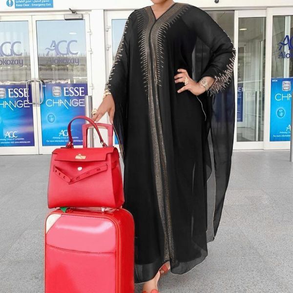 casual dresses fashion muslim dress women robe oversize chiffon dubai abaya 2021 islamic cloak designer elegant party long fall spring, Black;gray
casual dresses fashion muslim dress women robe oversize chiffon dubai abaya 2021 islamic cloak designer elegant party long fall spring, Black;gray