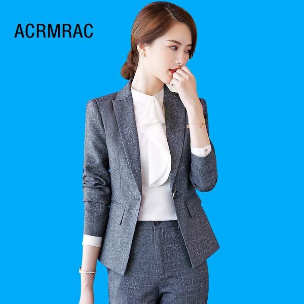 women suits slim spring gray plaid jacket pants 2-piece set ol formal woman 1822 women's two piece, White
women suits slim spring gray plaid jacket pants 2-piece set ol formal woman 1822 women's two piece, White
