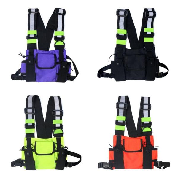 men women fashion chest rig bag reflective vest streetwear functional harness pack front waist pouch backpack outdoor bags
men women fashion chest rig bag reflective vest streetwear functional harness pack front waist pouch backpack outdoor bags