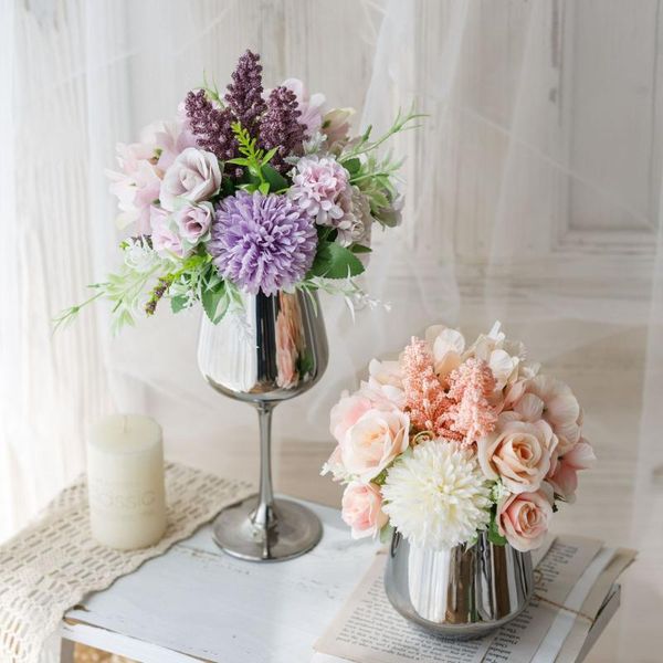 decorative flowers & wreaths nordic artificial flower rose holding wedding bouquet silk for home party table decoration fall decorations fak
decorative flowers & wreaths nordic artificial flower rose holding wedding bouquet silk for home party table decoration fall decorations fak