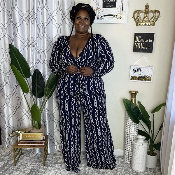 plus size pants clothing 4xl long sleeve jumpsuits v neck women jumpsuit wide leg streetwear wholesale drop, Black
plus size pants clothing 4xl long sleeve jumpsuits v neck women jumpsuit wide leg streetwear wholesale drop, Black