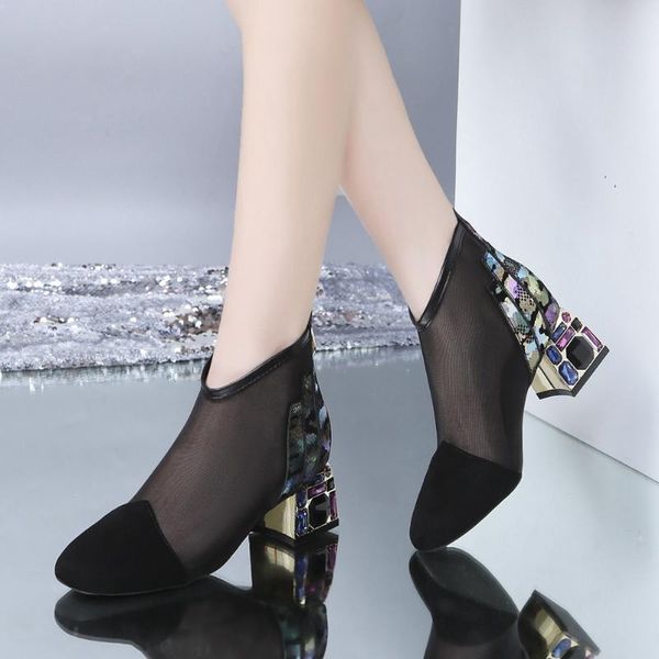 boots bonjomarisa for dropship female zipper solid med heel ankle women elegant luxucy crystal spring autumn shoes woman, Black
boots bonjomarisa for dropship female zipper solid med heel ankle women elegant luxucy crystal spring autumn shoes woman, Black