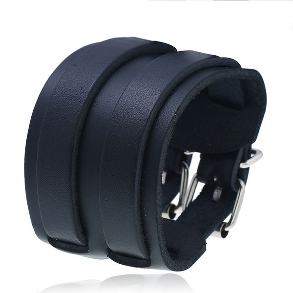Genuine Leather Wrap Bracelet Wristband Cuff Cowhide Wide Leathers Bangles Double Belt Men Women Buckle Hand Jewelry
Genuine Leather Wrap Bracelet Wristband Cuff Cowhide Wide Leathers Bangles Double Belt Men Women Buckle Hand Jewelry