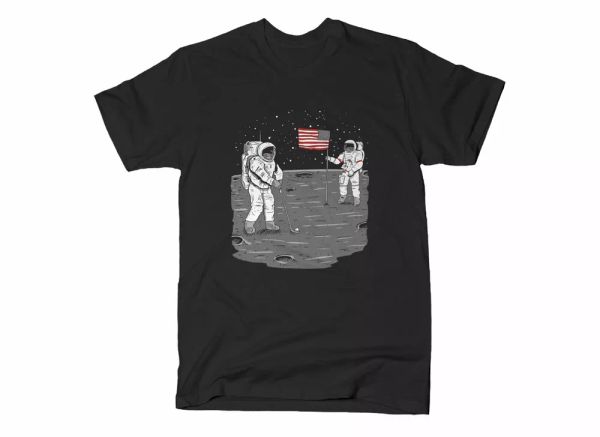 us astronaut golf moon planet space cosmic hobby relax sport funny black t-shirt, White;black
us astronaut golf moon planet space cosmic hobby relax sport funny black t-shirt, White;black