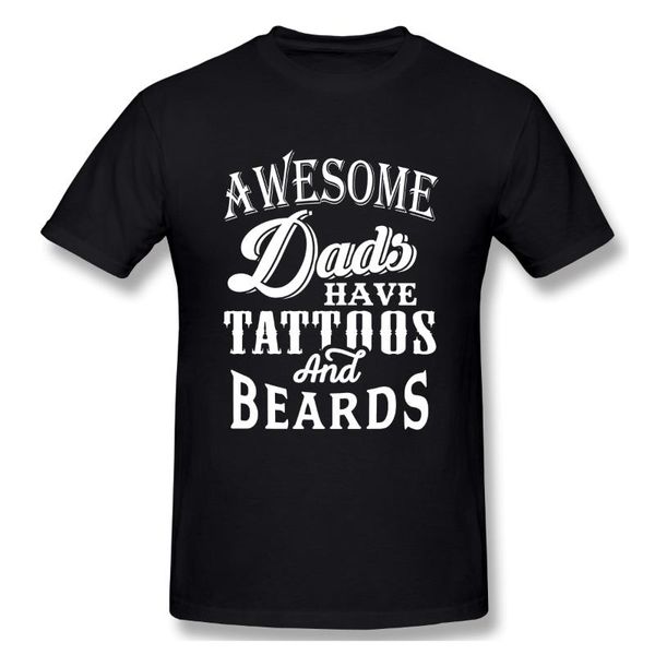 men's t-shirts dad tattoo beard fathers day apparel tshirt man t shirt woman, White;black
men's t-shirts dad tattoo beard fathers day apparel tshirt man t shirt woman, White;black