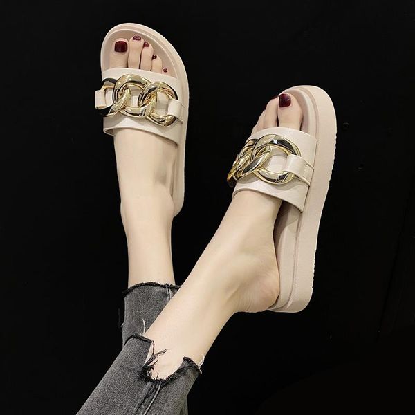 shoes woman 2021 house slippers platform luxury slides med pantofle flat designer soft pu fashion rome casual leisure, Black
shoes woman 2021 house slippers platform luxury slides med pantofle flat designer soft pu fashion rome casual leisure, Black