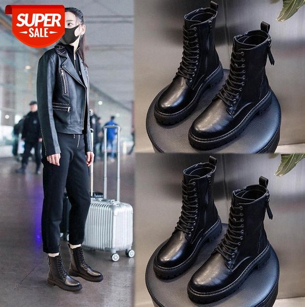 shoes women british style casual mid-tube martin boots women's leather plus velvet retro trend #2l0j
shoes women british style casual mid-tube martin boots women's leather plus velvet retro trend #2l0j