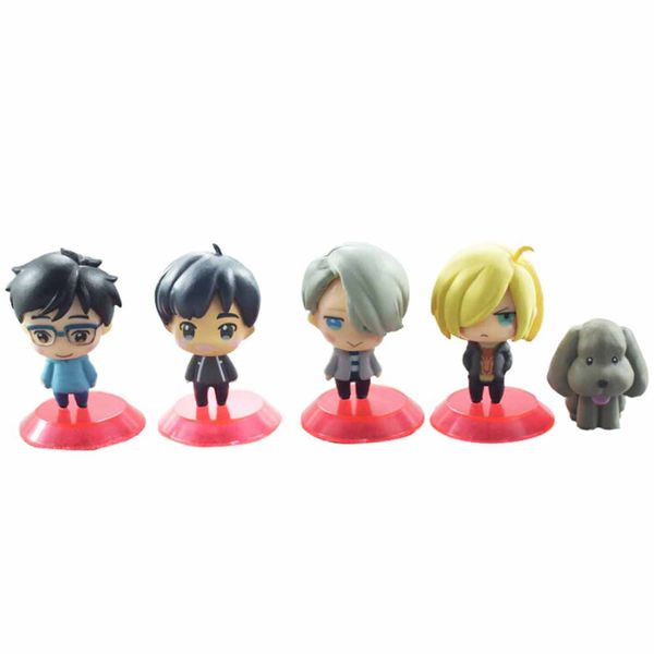 5pcs/set anime yuri on ice figure toys yuri katsuki victor nikiforov yuri plisetsky phichit chulanont model dolls
5pcs/set anime yuri on ice figure toys yuri katsuki victor nikiforov yuri plisetsky phichit chulanont model dolls