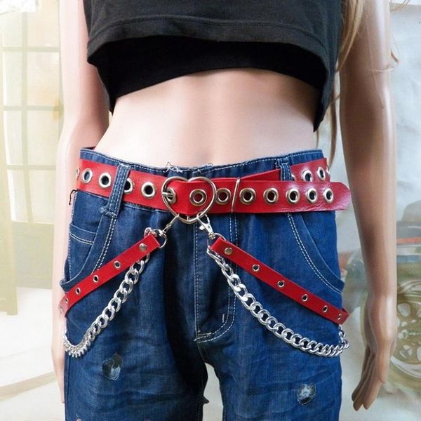 belts heart-shaped female fashion korean style chains decoration all-match pu temperament waistbands, Black;brown
belts heart-shaped female fashion korean style chains decoration all-match pu temperament waistbands, Black;brown