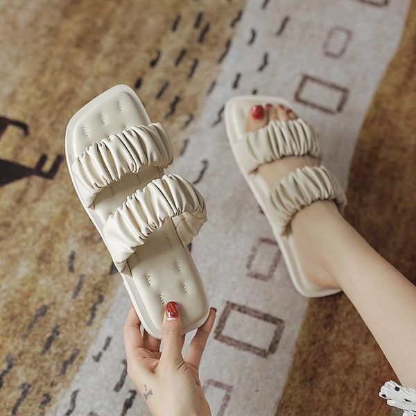 fashion women slides pleated air cushion bottom ladies flat shoes woman casual outdoor slippers square toe female summer, Black
fashion women slides pleated air cushion bottom ladies flat shoes woman casual outdoor slippers square toe female summer, Black