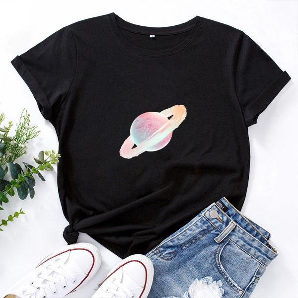 women's t-shirt planet galaxy stars moon t shirt women cotton t-shirts for graphic printed short sleeve summer casual clothes, White
women's t-shirt planet galaxy stars moon t shirt women cotton t-shirts for graphic printed short sleeve summer casual clothes, White