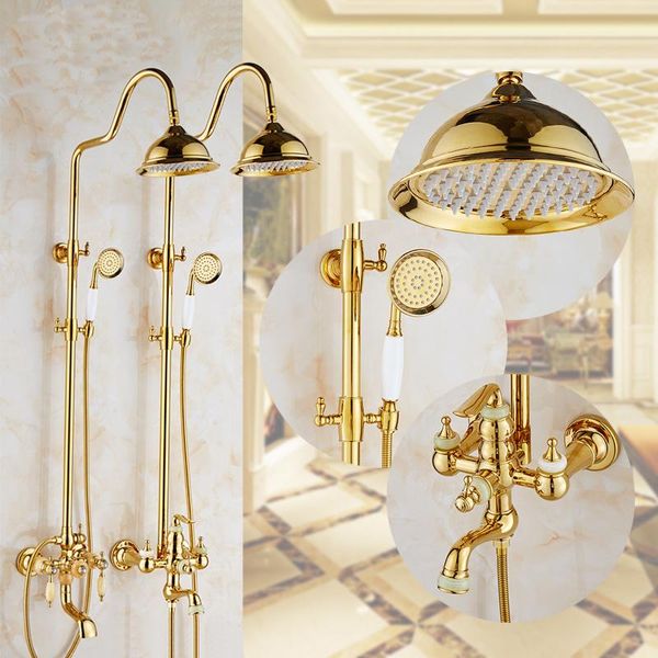 style bathroom gold plated jade rain shower faucet mixer water tap, brass diamond fauxet sets wall mounted
style bathroom gold plated jade rain shower faucet mixer water tap, brass diamond fauxet sets wall mounted