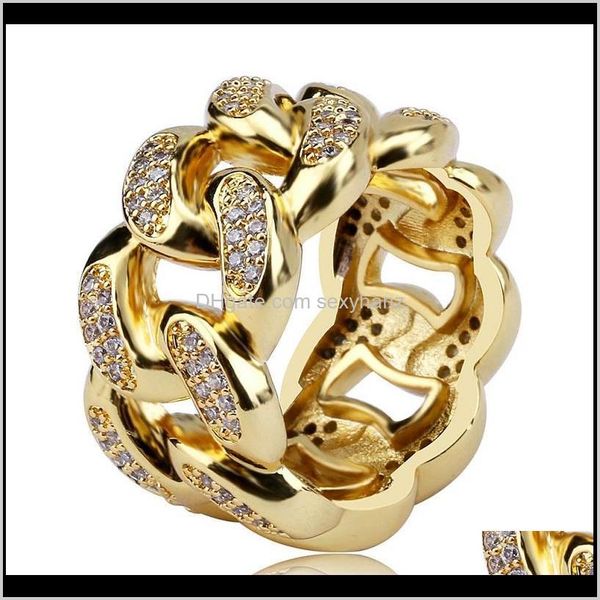 band drop delivery 2021 mens gold hip hop ring jewelry cuban chain iced out fashion sier rings fiz8s, Silver
band drop delivery 2021 mens gold hip hop ring jewelry cuban chain iced out fashion sier rings fiz8s, Silver