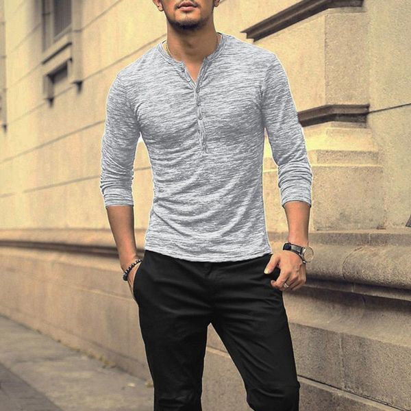 men's t-shirts t-shirt men autumn slim casual o neck oversize button long sleeve clothing vintage camiseta hombre, White;black
men's t-shirts t-shirt men autumn slim casual o neck oversize button long sleeve clothing vintage camiseta hombre, White;black