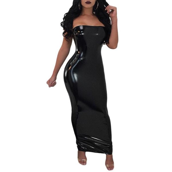 casual dresses dpsde 2021 fashion club party style long sleeveless strapless pure color ankle-length, Black;gray
casual dresses dpsde 2021 fashion club party style long sleeveless strapless pure color ankle-length, Black;gray
