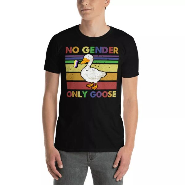 No Gender Only Goose Cool Pride LGBT Goose Proud LGBT Gay Lesbian Shirt, White;black
No Gender Only Goose Cool Pride LGBT Goose Proud LGBT Gay Lesbian Shirt, White;black