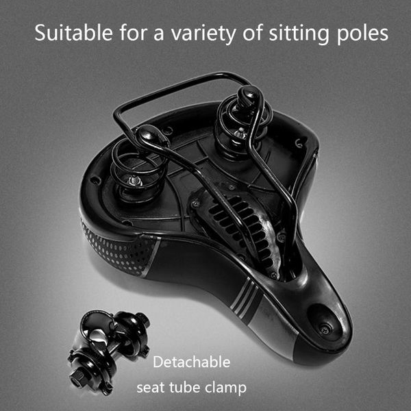 bike saddles mtb road wide saddle replacement bicycle seat padded cushion with dual absorber ball
bike saddles mtb road wide saddle replacement bicycle seat padded cushion with dual absorber ball