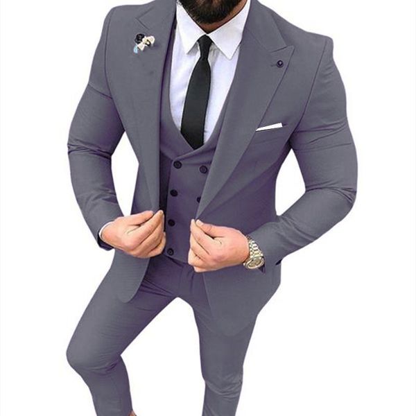 men's suits & blazers 2021 custom fashion handsome grey men slim fit groomsmen tuxedo for wedding dinner party clothing (jacket+pants+v, White;black
men's suits & blazers 2021 custom fashion handsome grey men slim fit groomsmen tuxedo for wedding dinner party clothing (jacket+pants+v, White;black