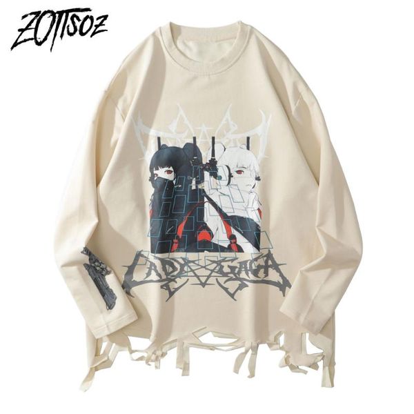 women's hoodies & sweatshirts zottsoz women men goth hip hop anime girls print ripped hole loose pullover streetwear harajuku casual, Black
women's hoodies & sweatshirts zottsoz women men goth hip hop anime girls print ripped hole loose pullover streetwear harajuku casual, Black