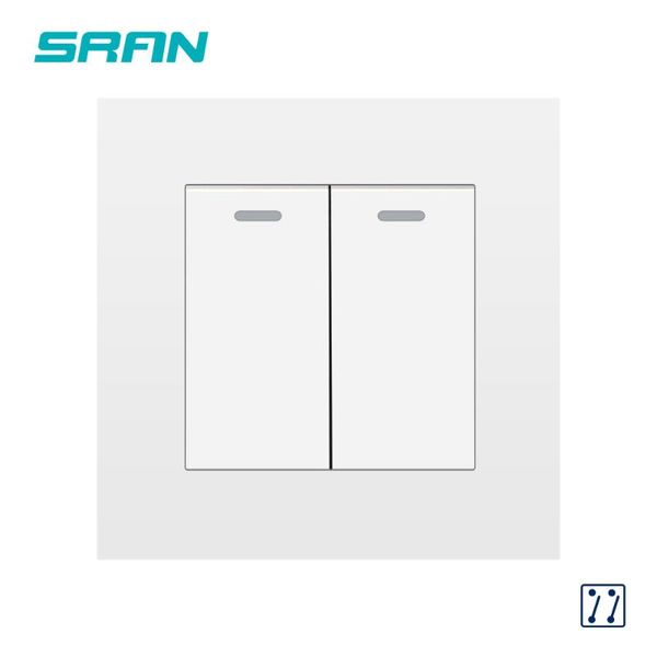 smart home control sran wall light switch 2gang 3way 16a 86mm*86mm white/black/gray flame retardant pc panel with iron plate rocker
smart home control sran wall light switch 2gang 3way 16a 86mm*86mm white/black/gray flame retardant pc panel with iron plate rocker